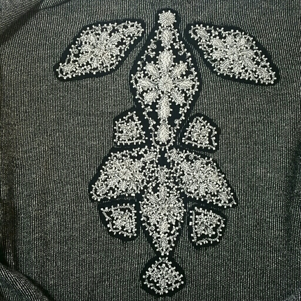Urban Outfitters Ecote beaded jacket.   Sz S - Picture 4 of 6